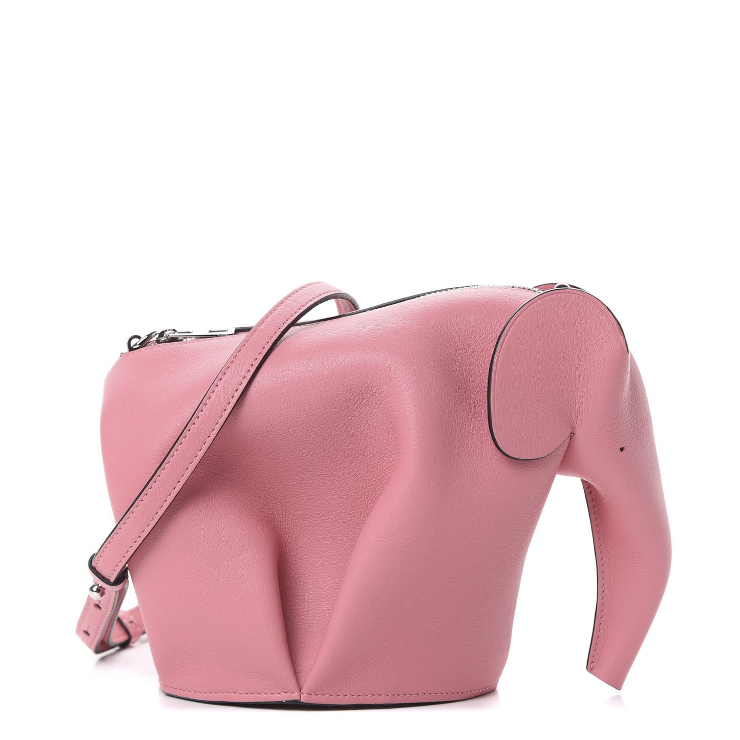 Calfskin Mini Elephant Crossbody Bag Candy