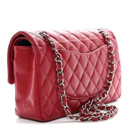Chanel Caviar Quilted Medium Double Flap Red 6 of 34