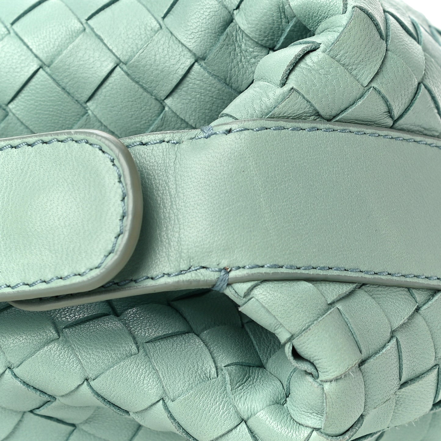 Nappa Intrecciato Large Cosmetic Case Green