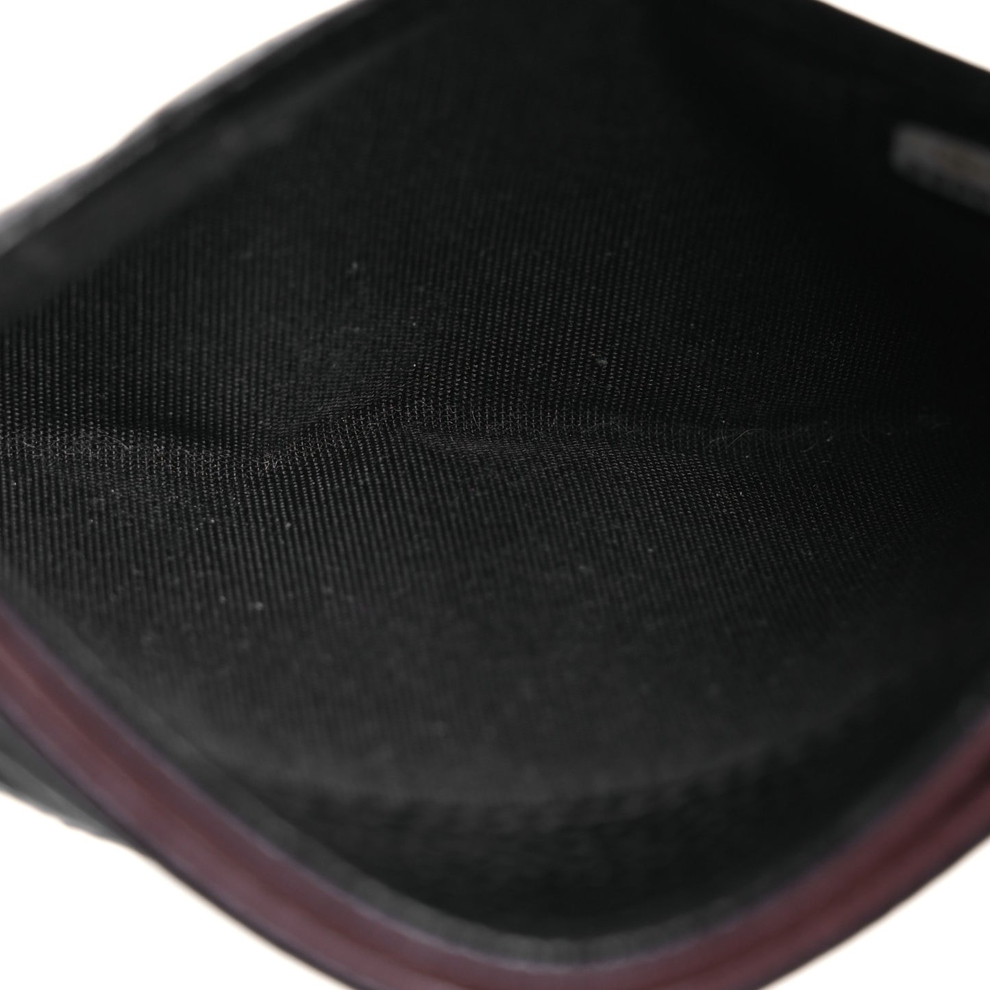 Caviar Quilted Card Holder Black