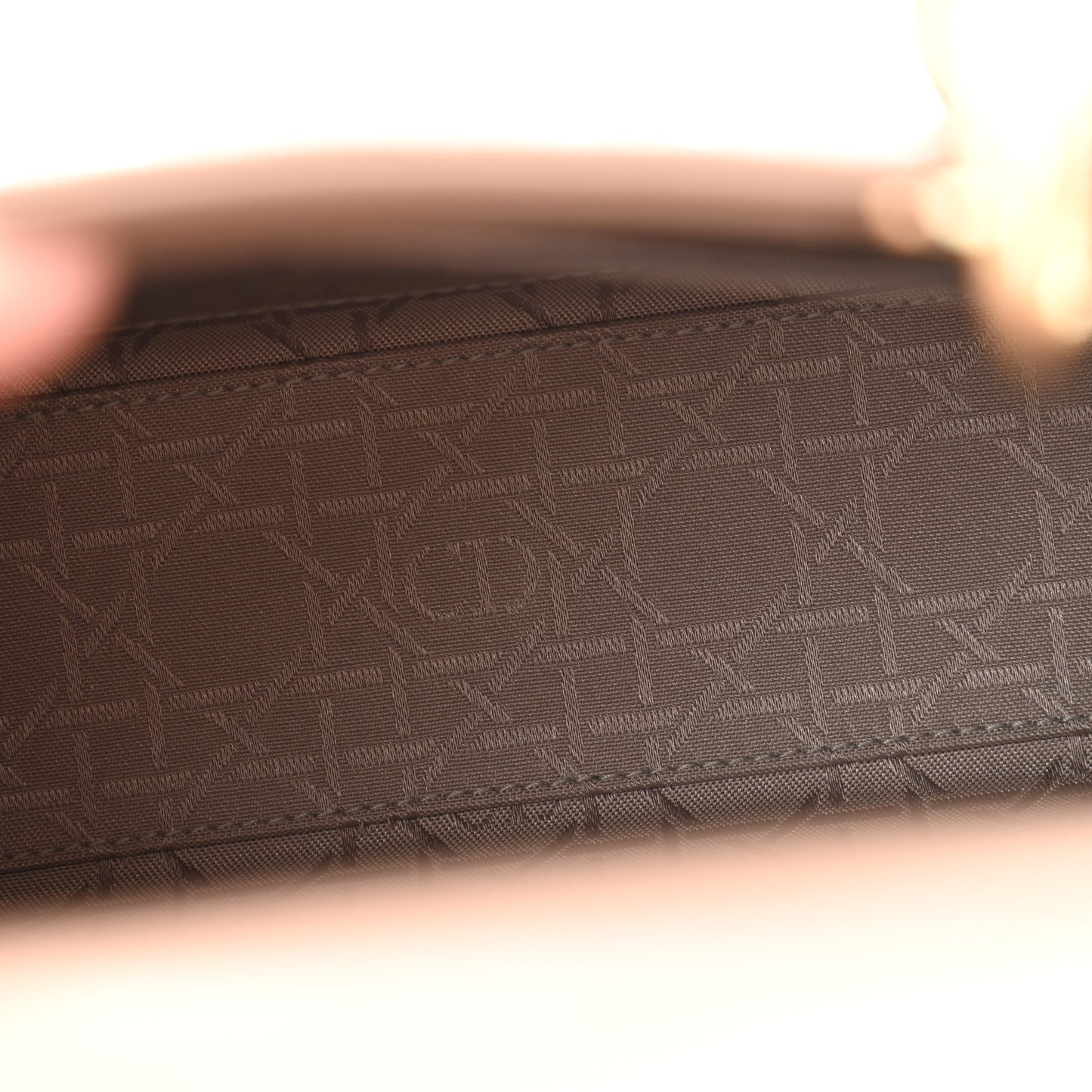 Lambskin Cannage Small Lucky Badges My Lady Dior Taupe