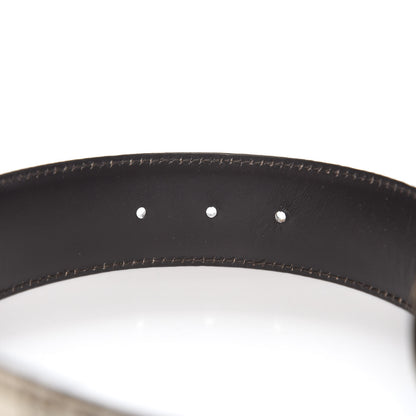 Gucci Metallic Guccissima Interlocking G Belt 80 32 Gold 4 of 6