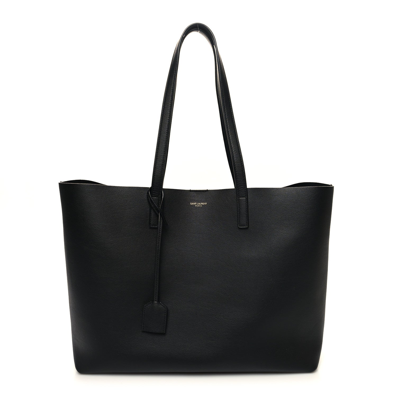 Saint Laurent Calfskin Large Shopping Tote Black 3 of 12