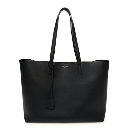 Saint Laurent Calfskin Large Shopping Tote Black 3 of 12