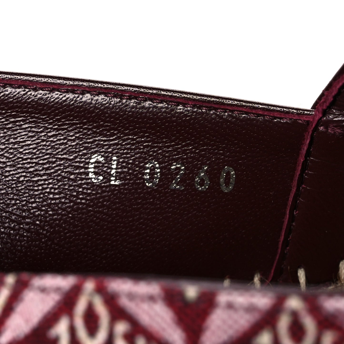 Jacquard Since 1854 Starboard Espadrille Flats 38 Bordeaux