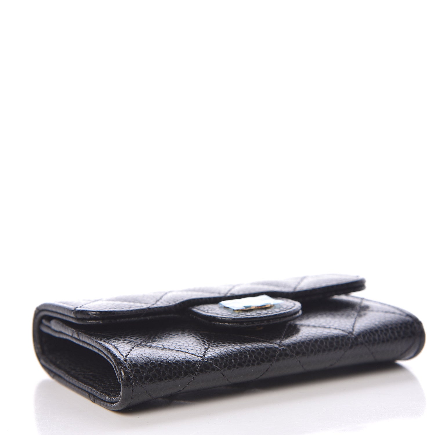 Chanel Caviar Quilted Flap Card Holder Black 4 of 9