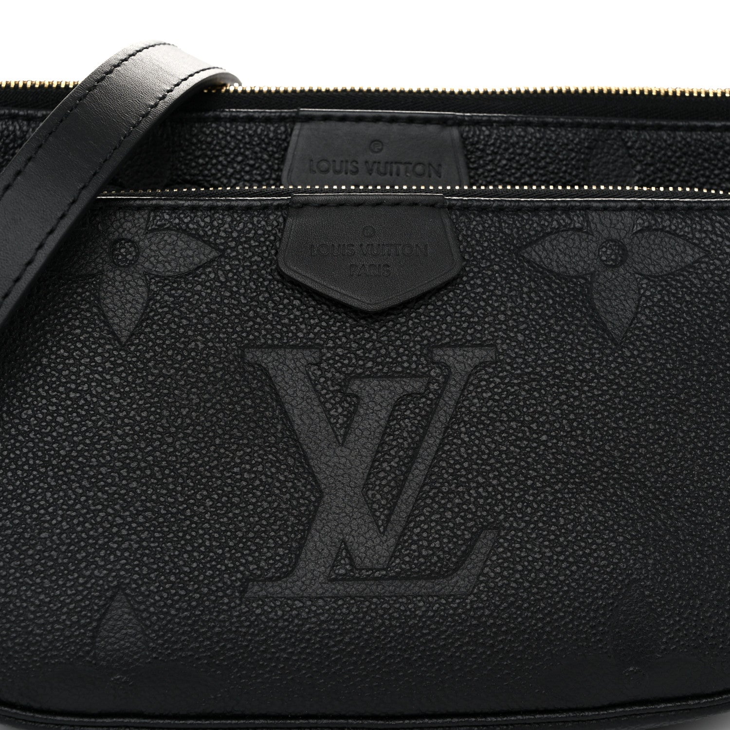 Louis Vuitton Empreinte Monogram Giant Multi Pochette Accessories Black 7 of 9