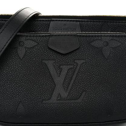 Louis Vuitton Empreinte Monogram Giant Multi Pochette Accessories Black 7 of 9