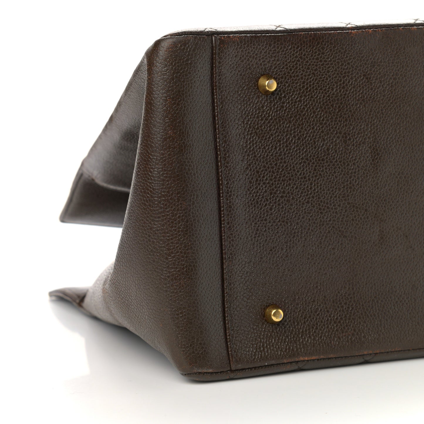 Caviar Quilted Timeless CC Tote Brown