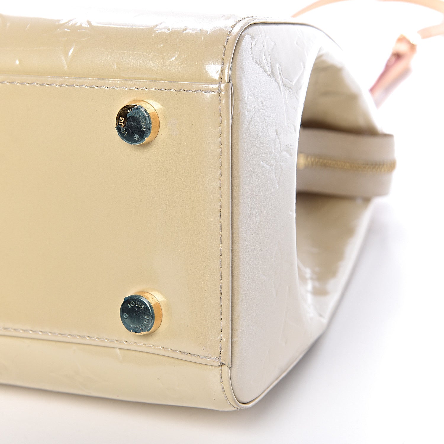 Louis Vuitton Vernis Brea GM Blanc Corail 10 of 11