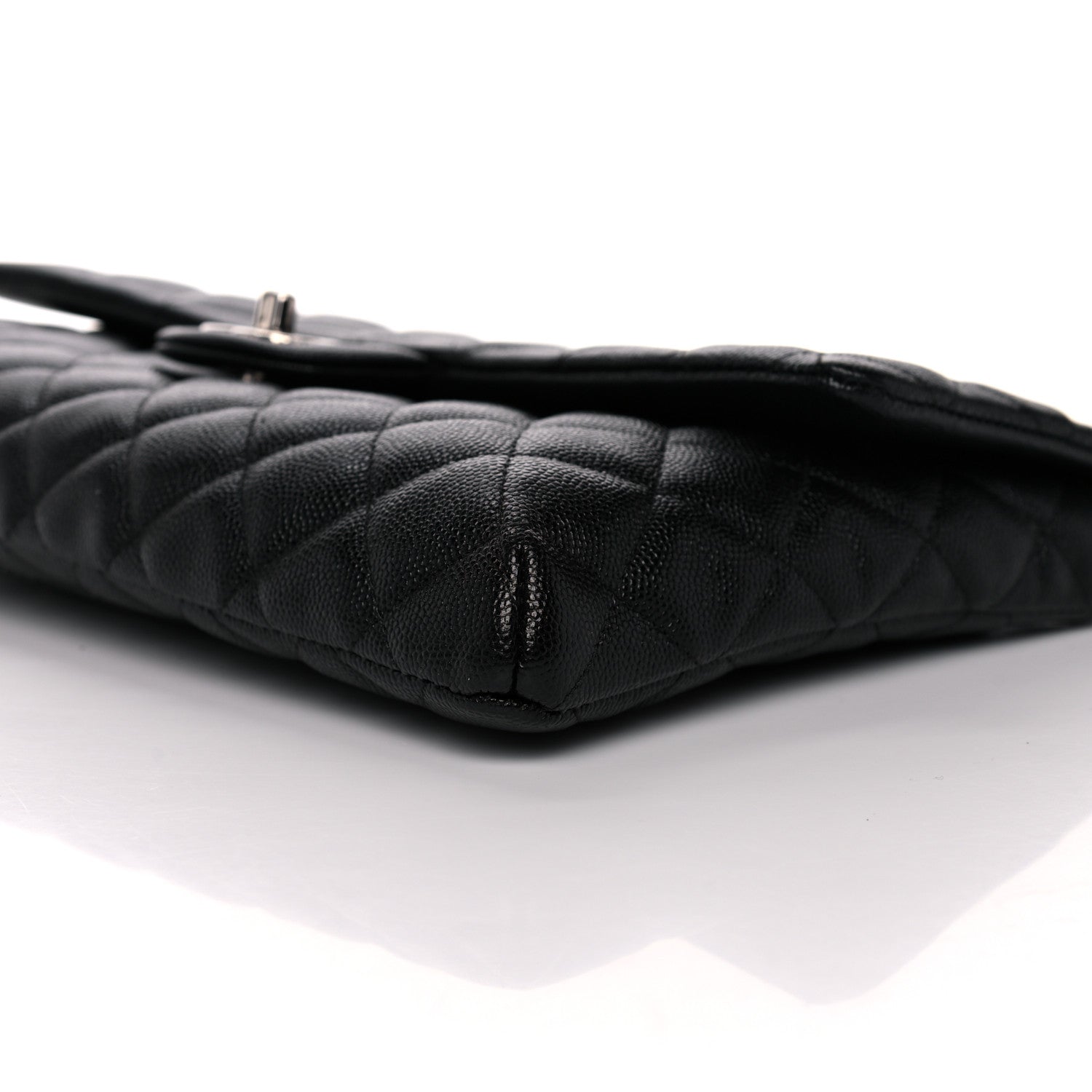 Chanel Caviar Quilted Flap Clutch Black 9 of 11
