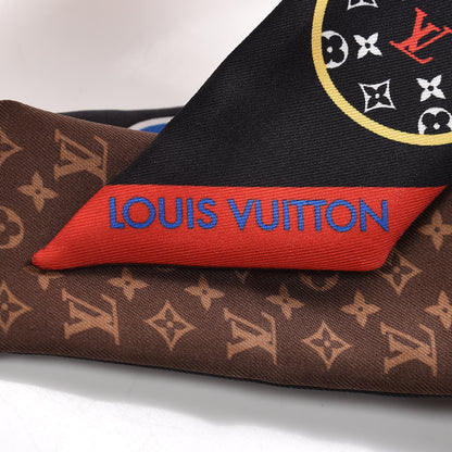 Louis Vuitton Silk Monogram LV Stories BB Bandeau Black 4 of 4