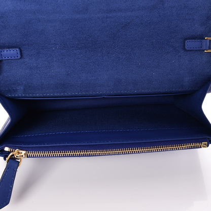 Fendi Vitello Flamingo Tube Wallet on Chain Blue Neon 5 of 7