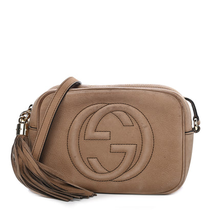 Gucci Vitello Range Small Soho Disco Bag New Fango 1 of 11