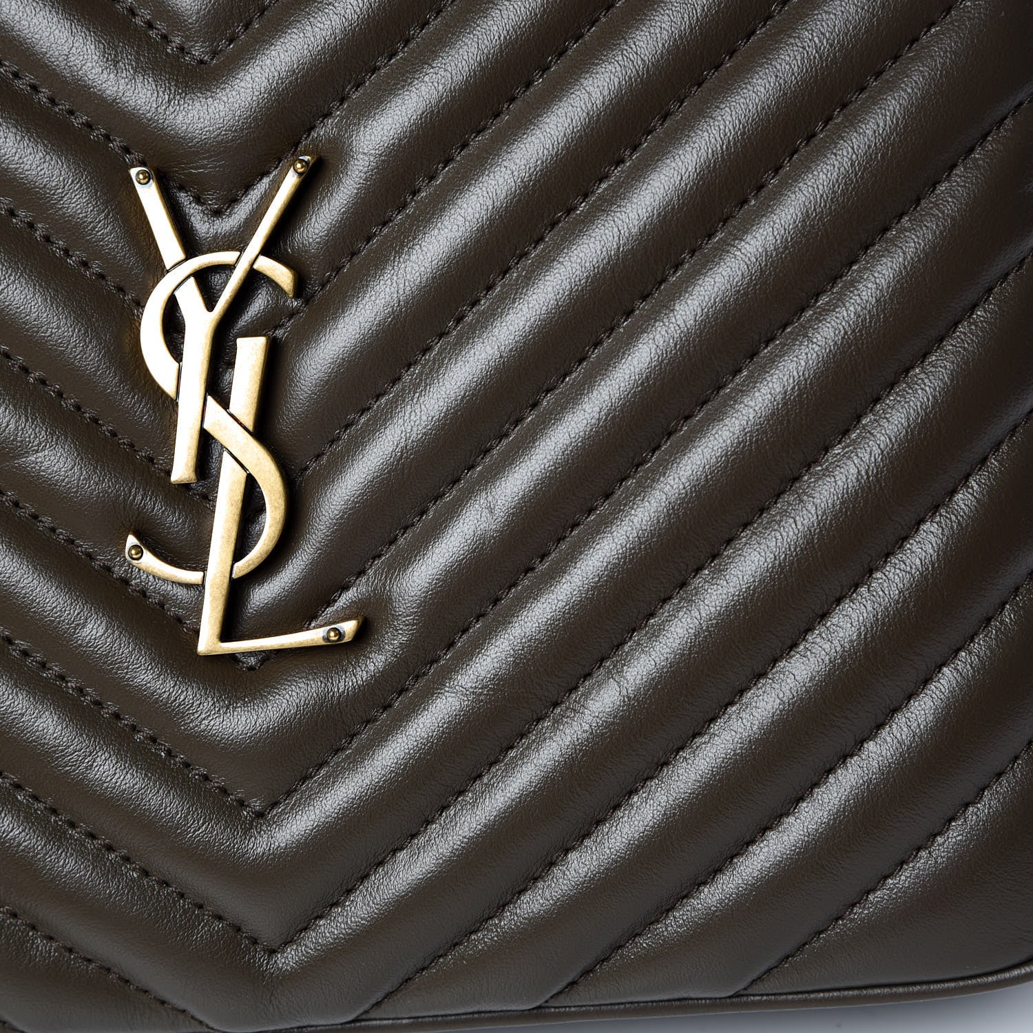 Saint Laurent Calfskin Matelasse Monogram Lou Camera Bag Faggio 11 of 11