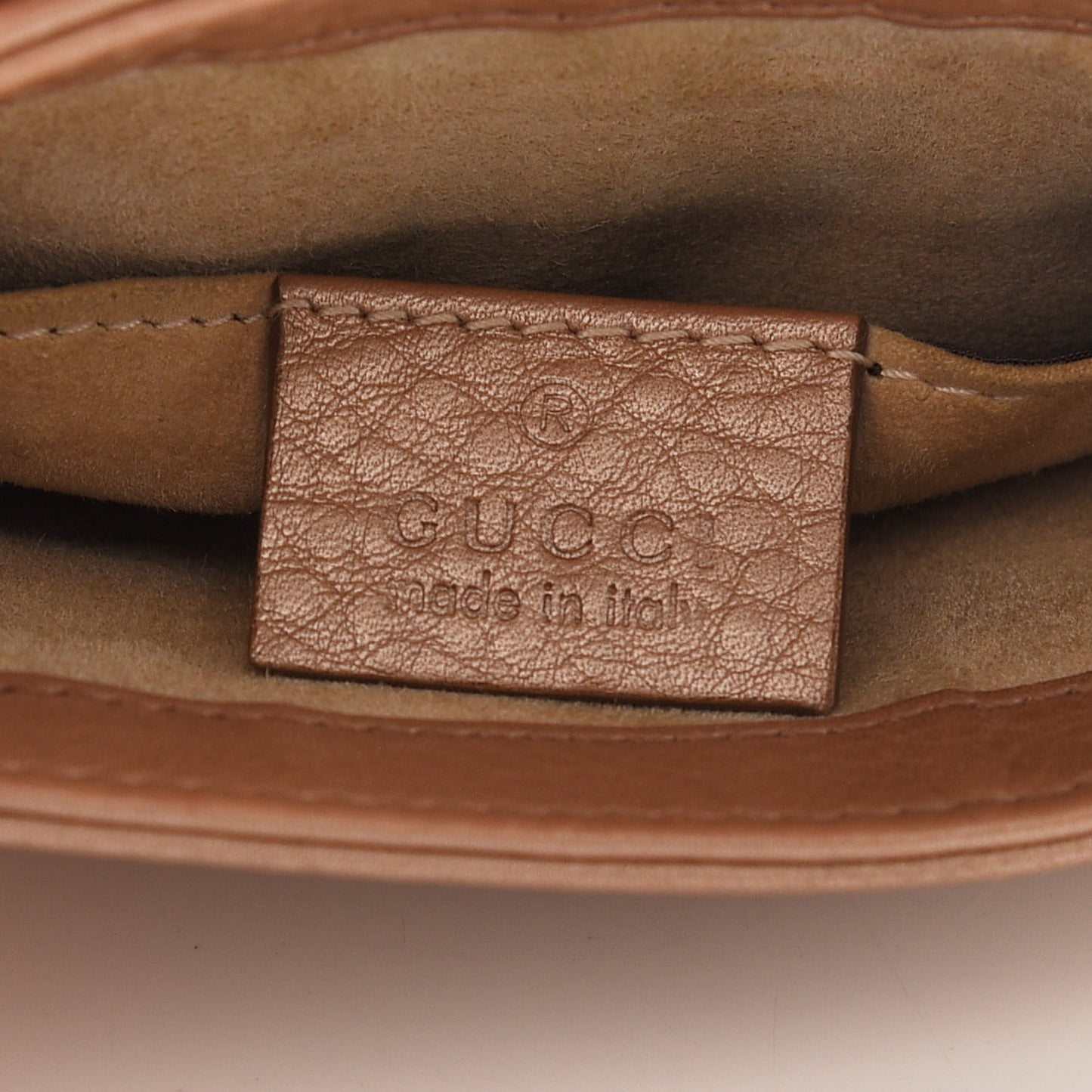 Pebbled Calfskin Small 1973 Chain Shoulder Bag Champagne