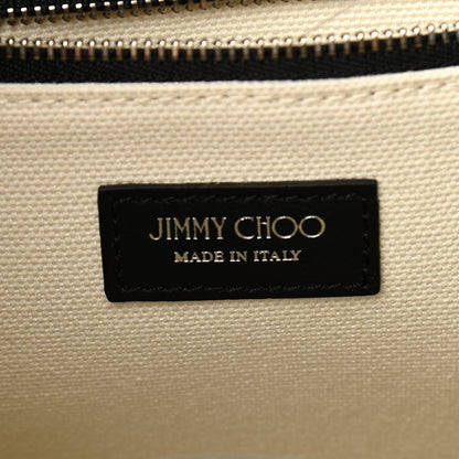 Jimmy Choo Raffia Net Bon Bon Bag Black 6 of 9
