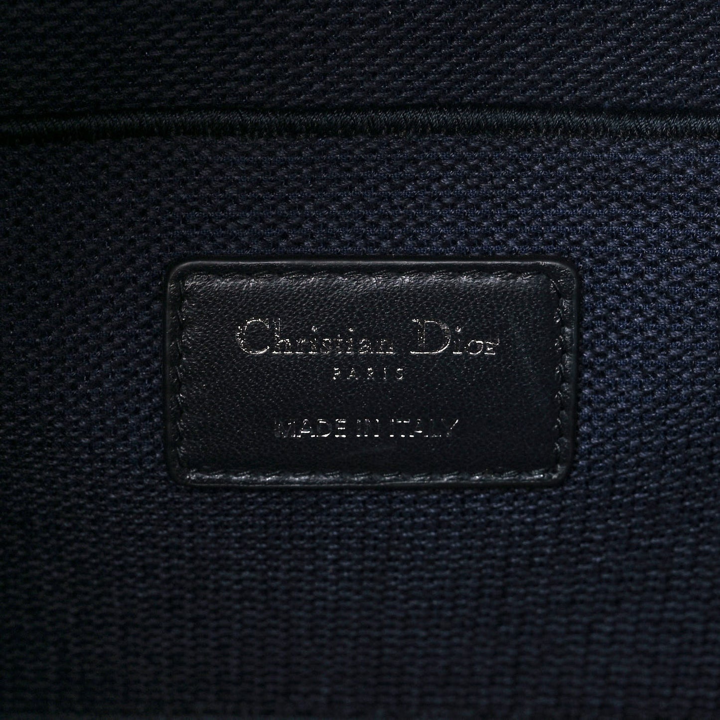 Oblique Diortravel Vanity Case Blue