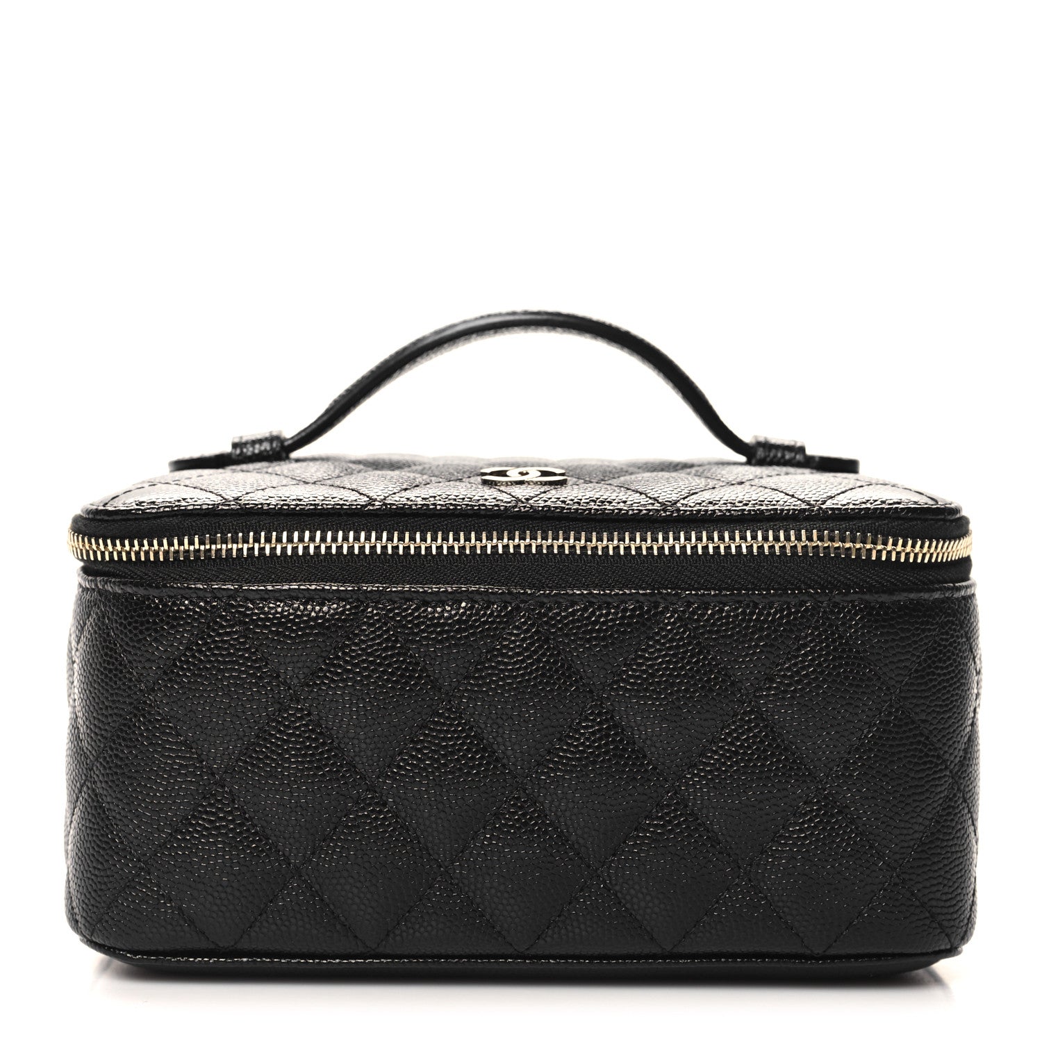 Chanel Caviar Quilted Jewelry Box Black 1 of 8