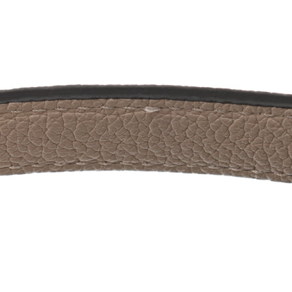 Louis Vuitton Calfskin Lockme Bucket MM Greige 13 of 20