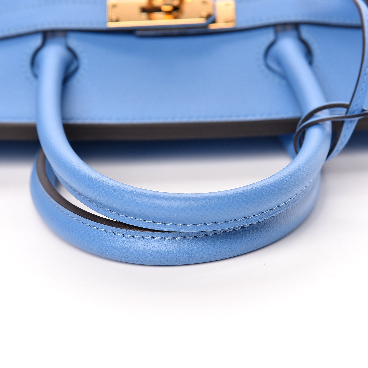 Hermes Epsom Birkin 30 Bleu Paradis 13 of 33