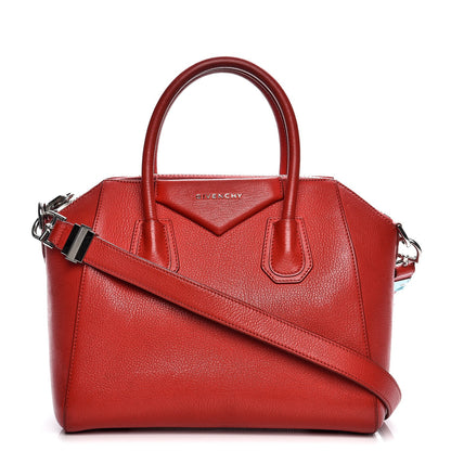 Givenchy Sugar Goatskin Small Antigona Vermillon 1 of 21