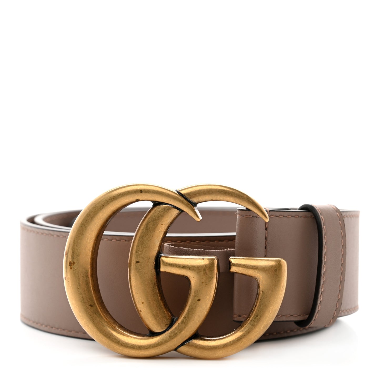 Calfskin Double G 40mm Belt 85 34 Porcelain Rose