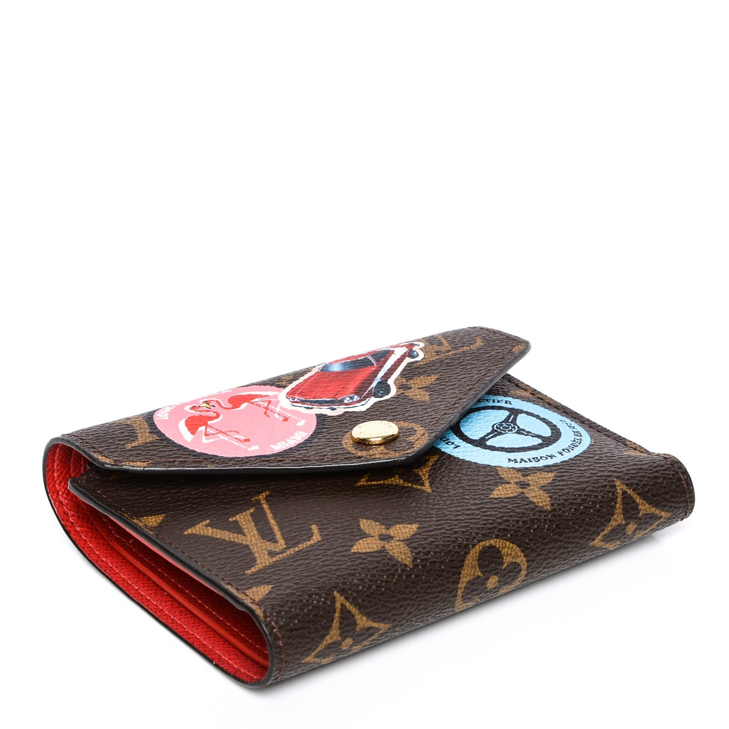 Louis Vuitton Monogram World Tour Victorine Wallet 4 of 6