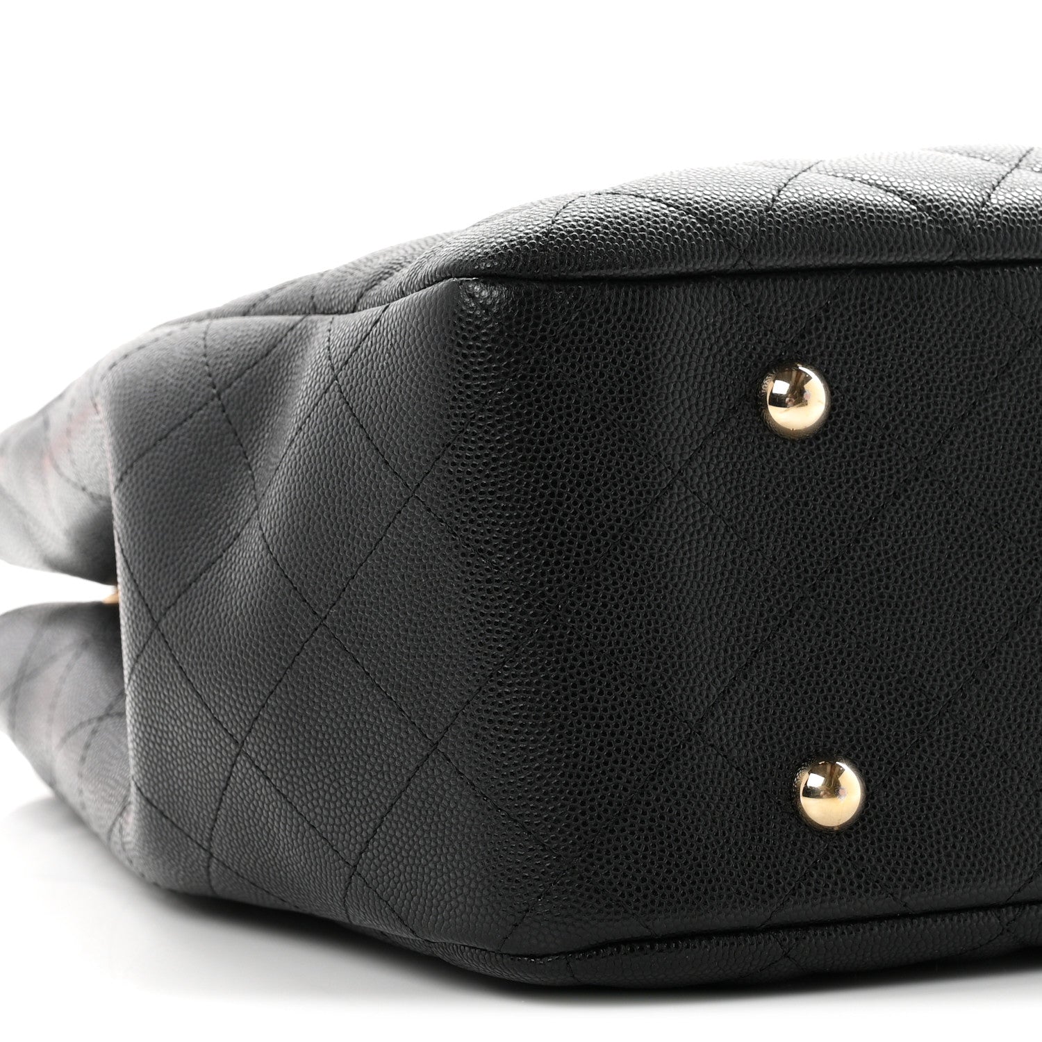 Chanel Caviar Quilted Small Shopping Tote Black 8 of 9