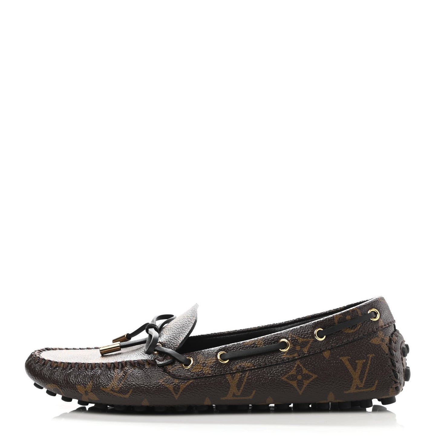 Monogram Mens Arizona Car Shoe Moccasin Loafers 39 Macassar