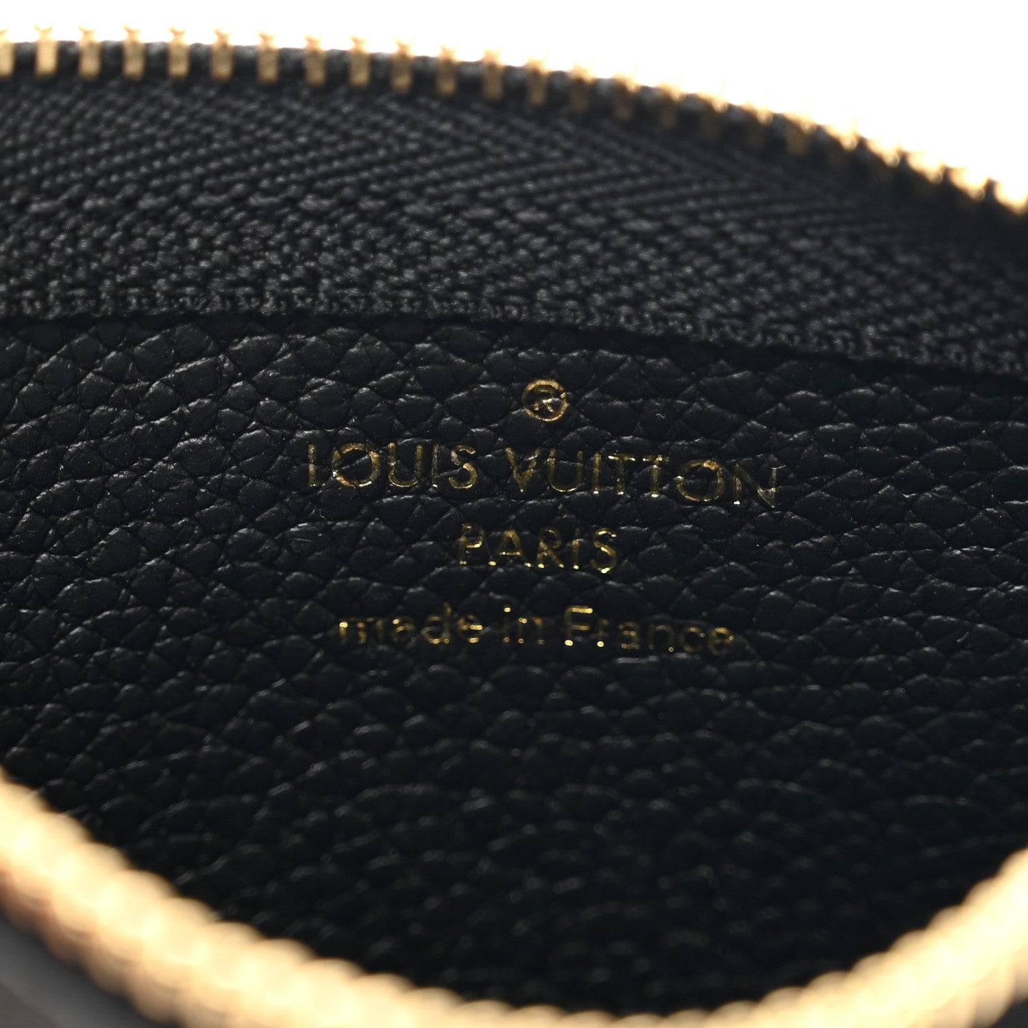 Louis Vuitton Empreinte Monogram Giant Key Pouch Black Beige 6 of 6