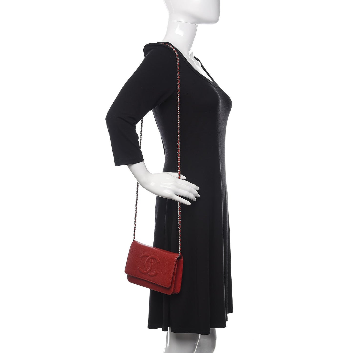 Caviar Timeless CC Wallet On Chain WOC Red