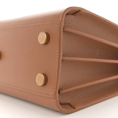 Saint Laurent Grained Calfskin Nano Sac De Jour Cinnamon 10 of 14