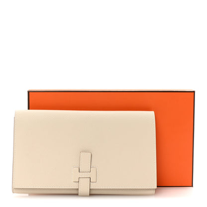 Hermes Epsom New H Passant Toutenmain Wallet Craie 8 of 8