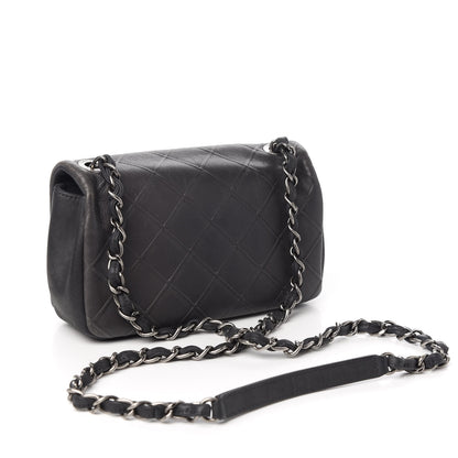 Chanel Calfskin Diamond Embossed New Chic Flap Grey 2 of 10