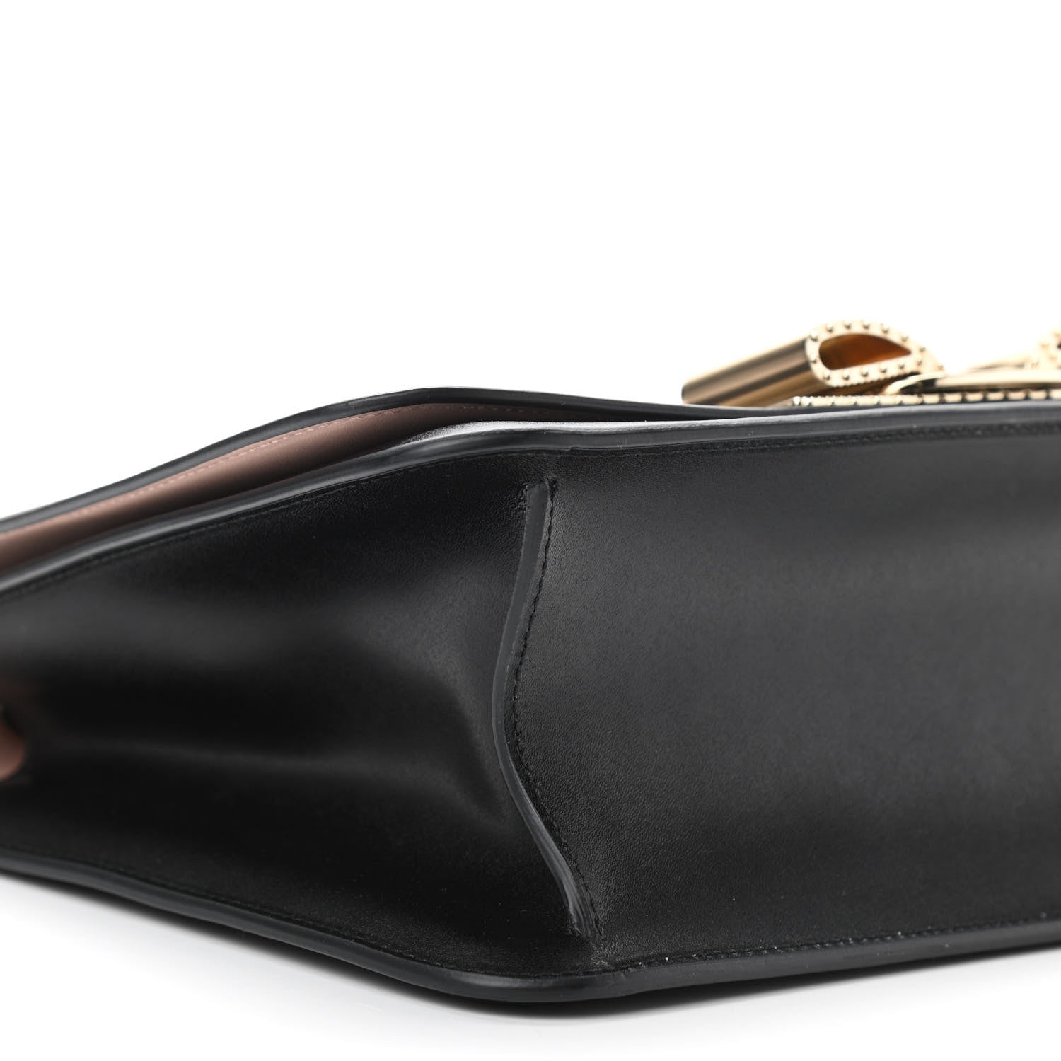 Salvatore Ferragamo Calfskin Vara Crossbody Bag Black Bonbon 8 of 10