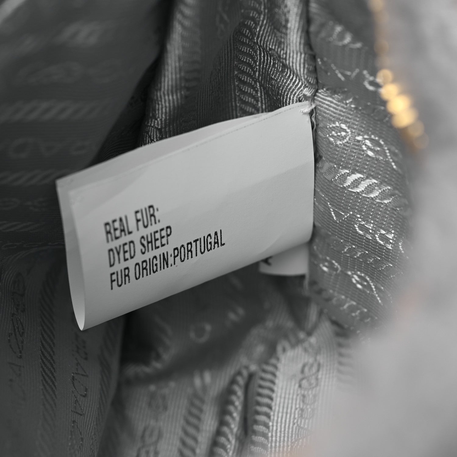 Prada Shearling Nappa Mini Re-Edition Shoulder Bag Fiordaliso 7 of 9