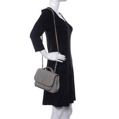 Chanel Caviar Quilted Small Business Affinity Flap Grey 2 of 10