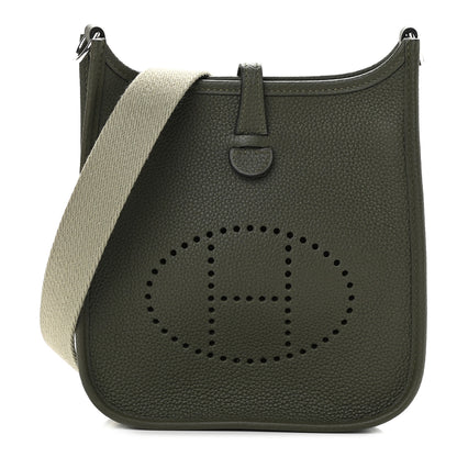 Hermes Taurillon Maurice Amazone Evelyne TPM Vert Olive Sauge 1 of 9