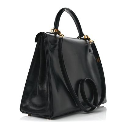 Hermes Box Kelly Retourne 32 Black 2 of 9