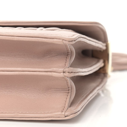 Miu Miu Lambskin Confidential Matelasse Chain Shoulder Bag Orchidea 7 of 7