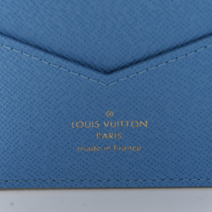 Louis Vuitton Monogram 2021 Christmas Animation China Passport Cover Myosotis Blue 6 of 6