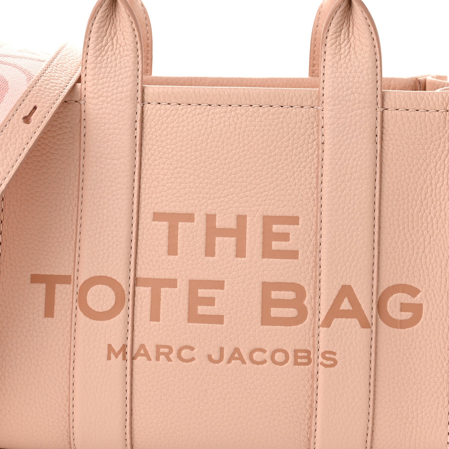 Marc Jacobs Grained Calfskin Small The Tote Bag Rose Dust 8 of 10