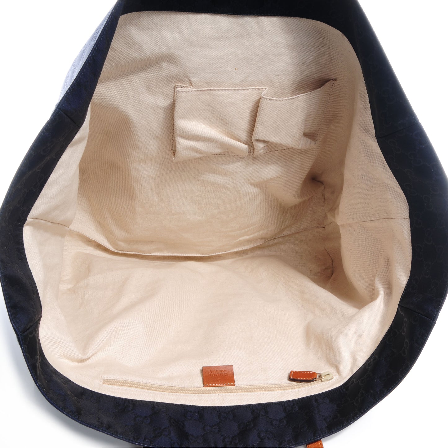 Nylon Monogram Large Tote Blue