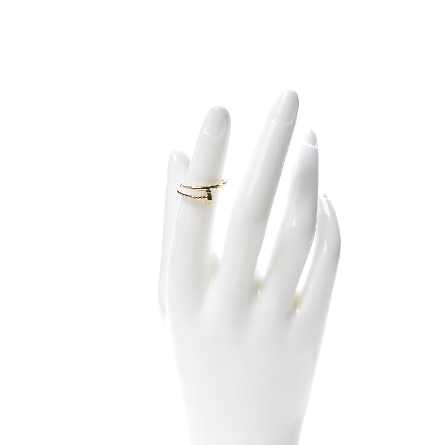 Cartier 18K Yellow Gold Small Juste Un Clou Ring 51 5.75 2 of 7