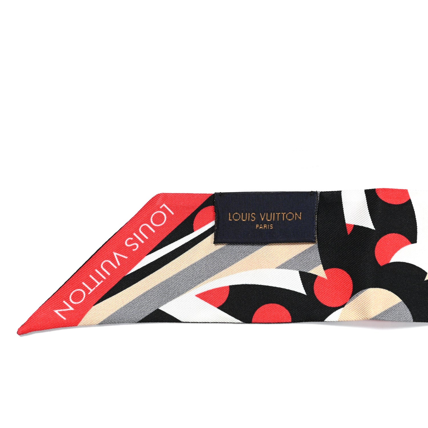 Louis Vuitton Silk Pop Monogram BB Bandeau Red 3 of 3