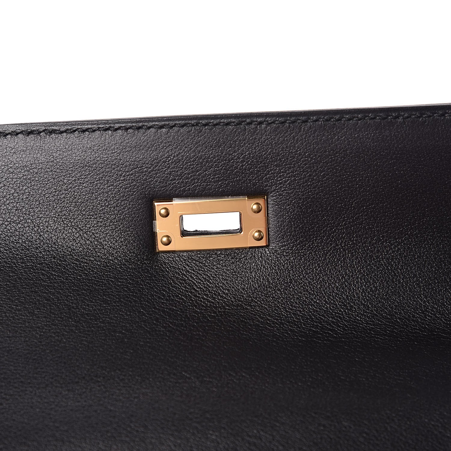 Hermes Swift Kelly Pochette Clutch Black 12 of 24