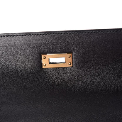 Hermes Swift Kelly Pochette Clutch Black 12 of 24
