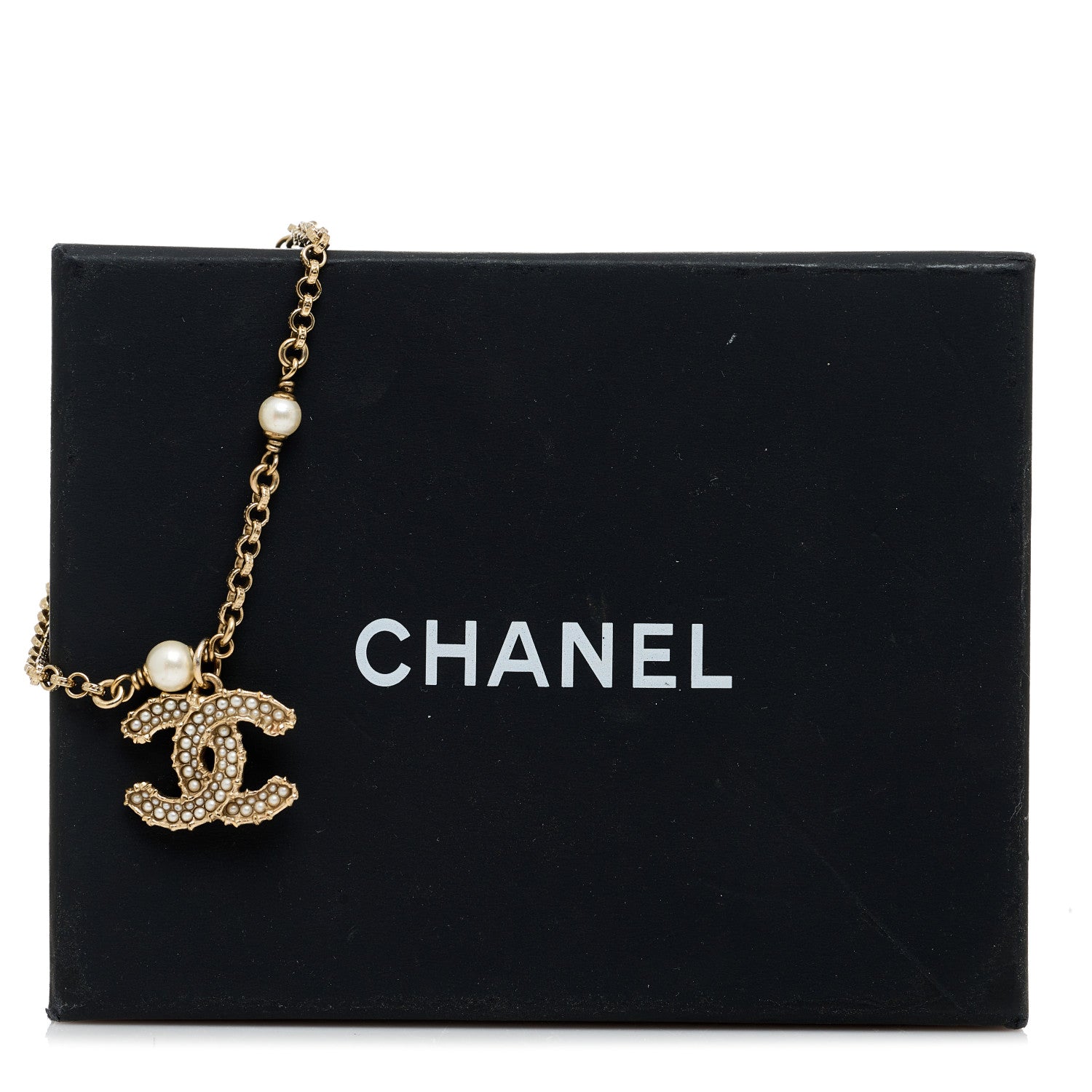 Chanel Pearl CC Bracelet Light Gold 2 of 4