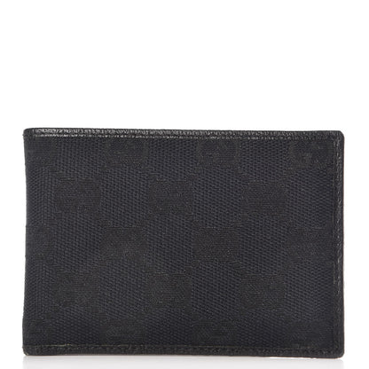 Gucci Mens Monogram Bi-Fold Wallet Black 1 of 7